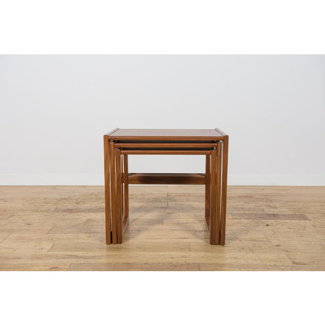 1960s Mid-Century Modern Teak Nesting Tables by R. Bennett for G-Plan, 1960s, Set of 3 For Sale - Image 5 of 18