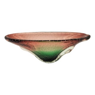 Mid-Century Italian Murano Glass Bowl, 1950s For Sale