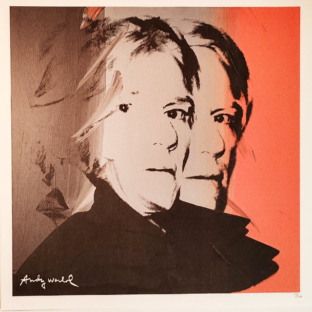 After Andy Warhol, Self-Portrait, Lithograph, 1980s For Sale - Image 8 of 8