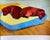 Contemporary David Hockney, Dog Paintings 38 Salts Mill 1995. 1853 Gallery Salts Mill Saltaire Yorkshire, Copyright David Hockney, Printed in Uk For Sale - Image 3 of 11