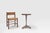 Rare to find bistro table made of a circular red bakelite tray stamped Rex and a black cast iron base bearing the logo of...
