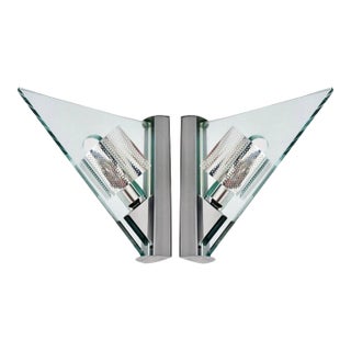 Pair of Post-Modern Icaro Sconces by Carlo Forcolini for Artemide, Italy, 1980s For Sale