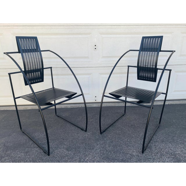 Metal Vintage Quinta Chairs by Mario Botta For Sale - Image 7 of 13