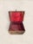 Victorian Antique English Leather Hat Box With Red Silk Interior & “t.s.” Initials For Sale - Image 3 of 8