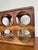 Wood Mid 20th Century Vintage Mid Century Modern Walnut Wine Rack, Holds 6 Bottles For Sale - Image 7 of 9
