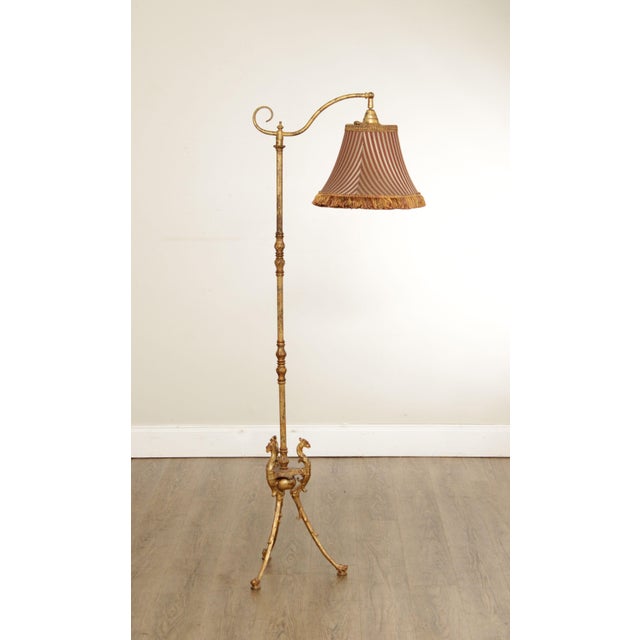 Frederic Cooper Vintage Griffin Base Columnar Floor Lamp Chairish