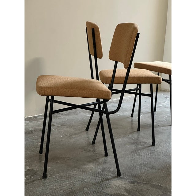 Metal Vintage Italian Chairs, 1960s, Set of 4 For Sale - Image 7 of 12