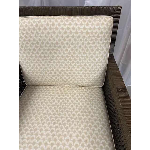 Late 20th Century Bielecky Brothers Cane Rattan Woven Chair For Sale - Image 9 of 12