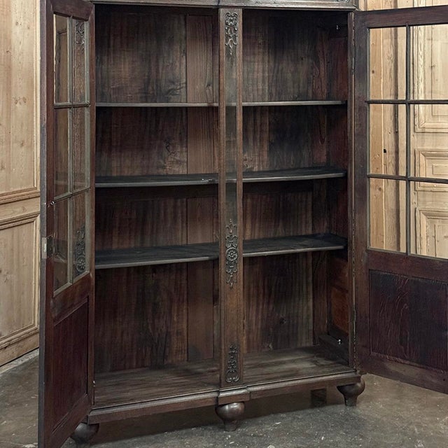 19th Century Liegeoise Louis XIV Bookcase ~ Bibliotheque For Sale - Image 13 of 14