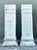 This exquisite pair of vintage pedestals is a masterclass in Neoclassical architectural design, perfectly capturing the...