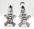 Vintage wall mount chrome plated brass faucets, often identified as antique shut off valves or single basin taps. They...