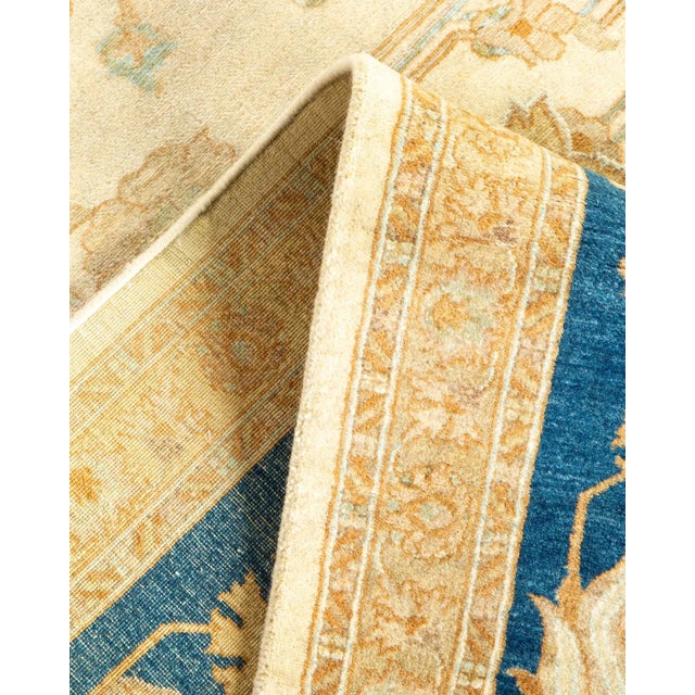 Vintage Moroccan Hand Knotted Wool Area Rug, Ivory - 8'1" X 9'10" For Sale In New York - Image 6 of 9