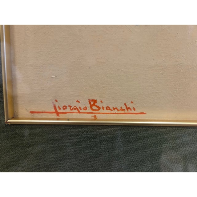 Giorgio Bianchi, Composition of Figures, 1970s, Oil on Canvas, Framed For Sale - Image 9 of 13