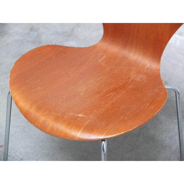 Series 7 Chairs in Teak by Arne Jacobsen for Fritz Hansen, 1986, Set of 2 For Sale - Image 9 of 18