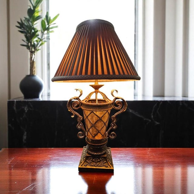 Vintage La Scala Italian Table Lamp by The Lam Lee Group - NWT This lamp is heavy and exquisite in every way. Ornate...