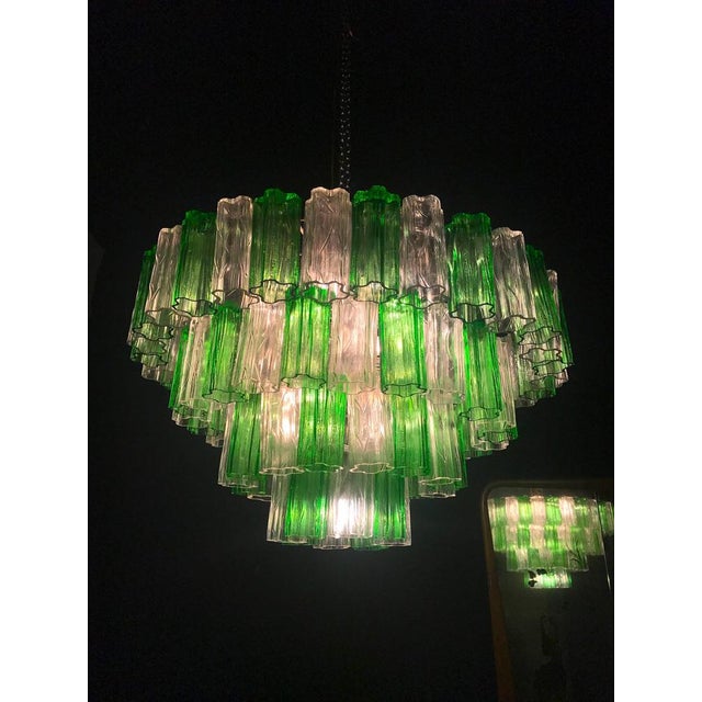 Modern Murano Glass Chandelier, 1970 For Sale - Image 9 of 18