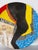 Ceramic 1980s Lois Barton Hand-Painted Figurative Modernist Art Ceramic Decorative Plate For Sale - Image 7 of 10