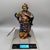 Metal Enameled Brass Guan Gong Sculpture, Colorful Cloisonne Warrior God Figurine, Chinoiserie Tabletop Decor For Sale - Image 7 of 8