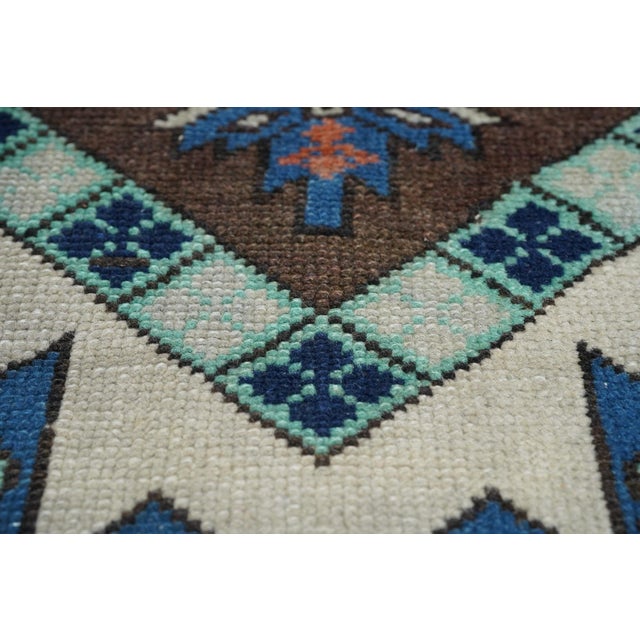 Textile Vintage Caucasian Rug 3'6'' X 6'9'' For Sale - Image 7 of 12