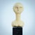 Modernist bust sculture of a woman in sandstone, with a hard stone base. Artist unknown. The sculpture is beautiful from...