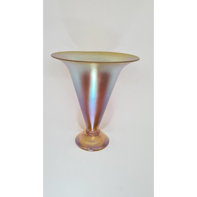 Glass Myra Vase in Iridescent Glass from WMF, Germany, 1920s For Sale - Image 7 of 11