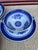 Ceramic A Set of 6 Copeland Spode Fitzhugh Blue Cream Soup Bowls With Saucers, Circa 1960’s For Sale - Image 7 of 12