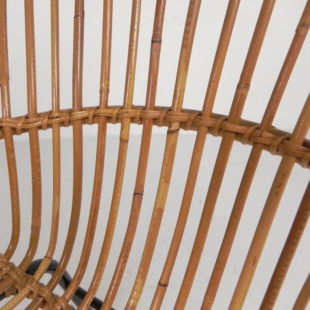 Mid-Century Modern Vintage Bamboo Chair by Rohe Noordwolde, 1960s For Sale - Image 3 of 18