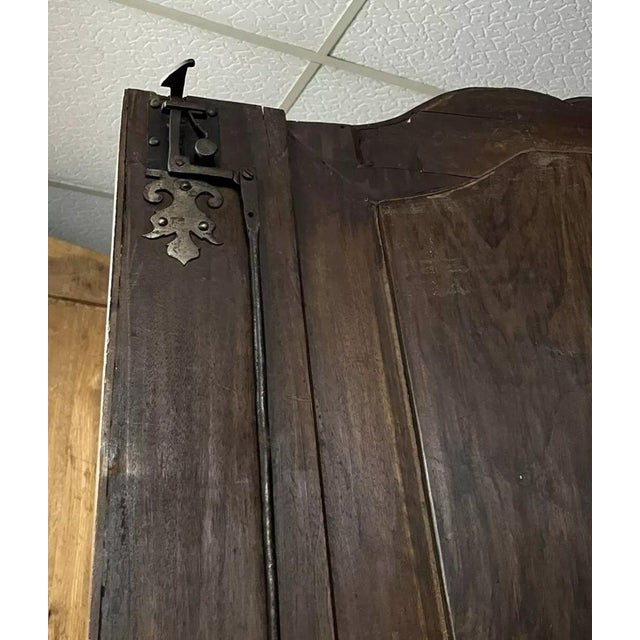 Louis XV Lyonnaise Wardrobe in Walnut For Sale - Image 9 of 10