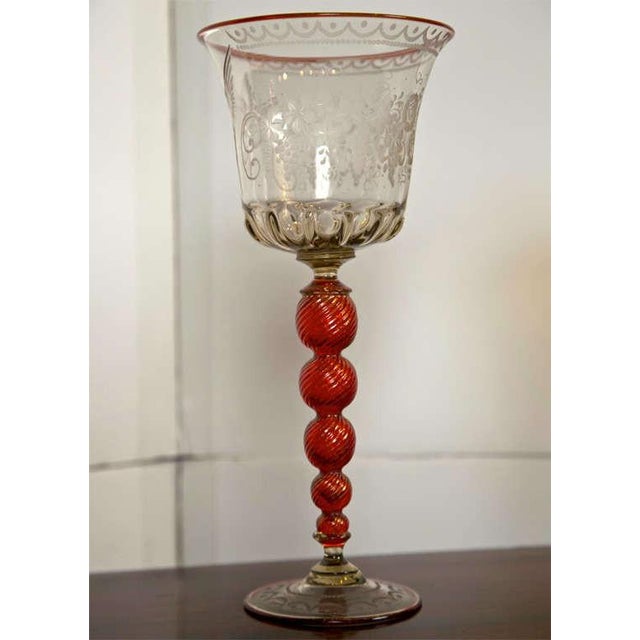 Glass Goblets Set of 5 Chairish