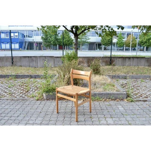 Model BM1 Dining Oak Chairs by Børge Mogensen for C.M. Madsens, 1950s, Set of 6 For Sale - Image 10 of 18