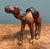 Leather and Hand-Carved Wood Camel from Liberty's London For Sale - Image 3 of 9