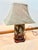 Vintage Handmade Louisiana Cypress Swamp Scene Pottery Table Lamp For Sale - Image 11 of 11
