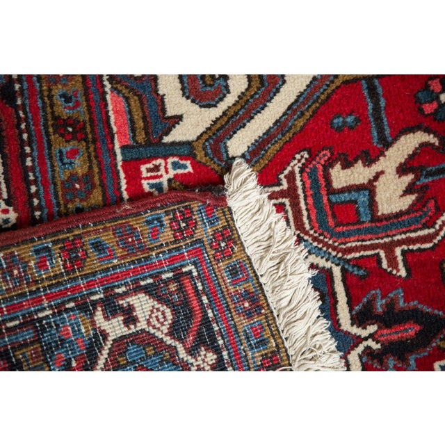 :: Starburst center medallion with Samovar end finials atop a covered field of thin geometric vinery, serrated leaves, and...