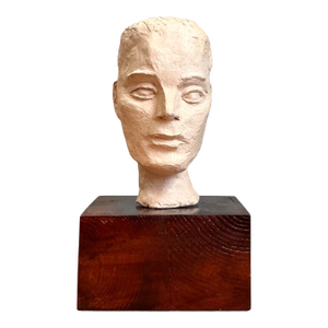 Vintage Plaster Bust of Man