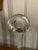 Vintage Mid-Century Hand Blown Clear Glass Bullicante Bud Vase For Sale - Image 9 of 10
