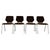 Modern Dining Chairs in the style of Carlo Ratti, 1970s, Set of 4 For Sale - Image 12 of 12