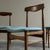 Vintage Danish Chairs in Teak and Fabric, 1960s, Set of 4 For Sale - Image 3 of 11