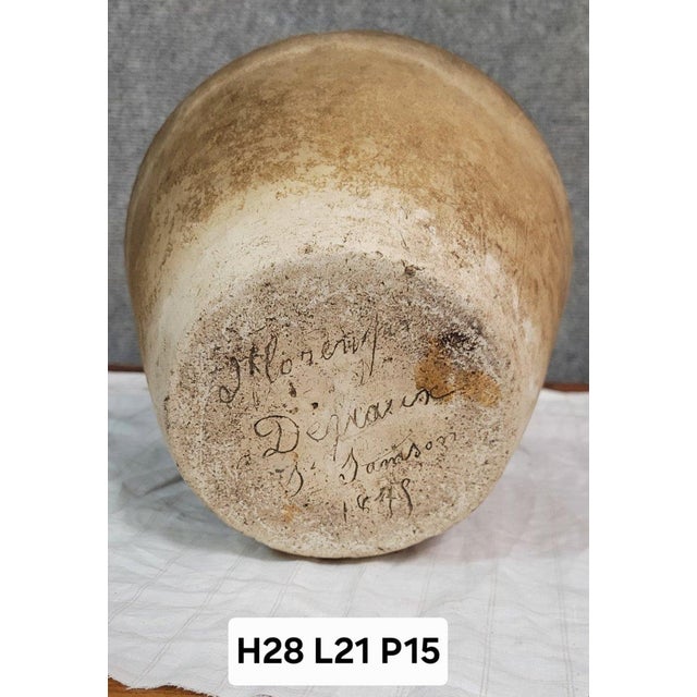 Traditional Berber Terracotta Pottery Vase For Sale - Image 5 of 6