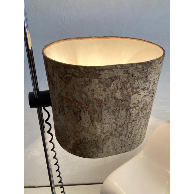 Staff Floor Lamp with Cork Shade, 1970s For Sale - Image 12 of 18