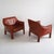 Mid-Century Modern Mario Bellini 415 Cab Lounge Chairs, a Pair For Sale - Image 3 of 8
