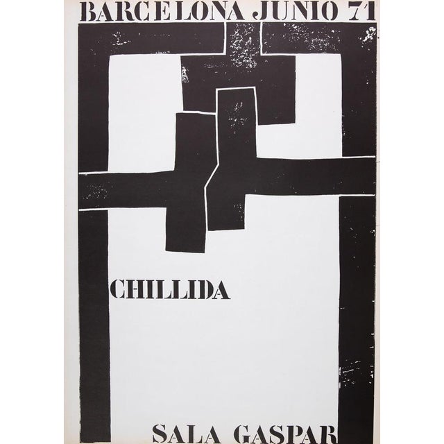 Exposition 1971 Poster after Eduardo Chillida For Sale - Image 5 of 6