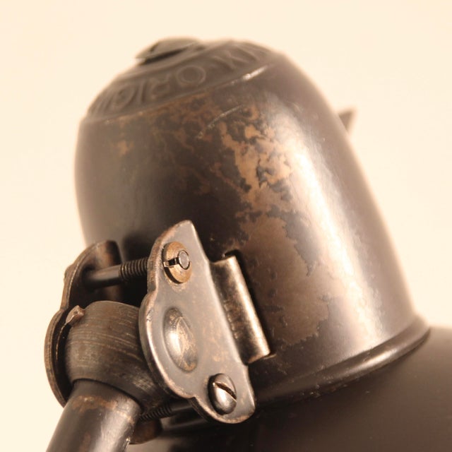 1930s Large Model 6718 Scissor Wall Lamp by Christian Dell for Kaiser Idell, 1930s For Sale - Image 5 of 15