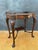 1930s Louis XV Style Carved Wood Side Table with Gallery Top and Cabriole Legs, 1930s For Sale - Image 5 of 12