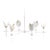 Currey & Company Peace Lily Chandelier For Sale