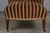 19th Century French Napoleon III Chaise Lounge in Striped Velvet For Sale In New York - Image 6 of 12