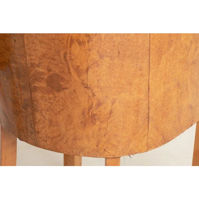 1930s Art Deco British Burr Maple Salon Chairs from Hille, 1930s, Set of 2 For Sale - Image 5 of 13