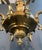 1940s Louis XVI style 8-arm chiseled bronze chandelier by Lucien For Sale - Image 9 of 12