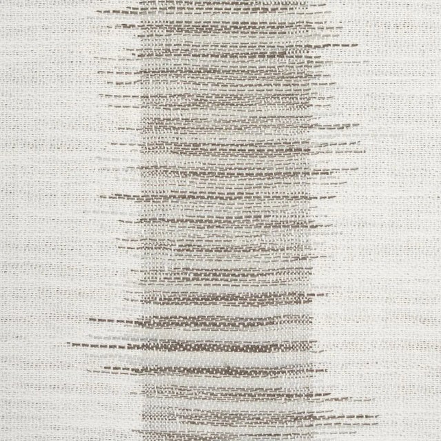 Rustic Sample - Schumacher Attleboro Ikat Fabric in Slate Grey For Sale - Image 3 of 4