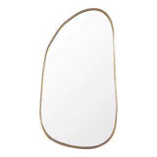 Early 21st Century Boho Chic Handmade Brass Mirror From Marrakech For Sale