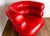 Vintage Red Leather Lounge Chair by Eileen Gray, 1980s For Sale - Image 12 of 18